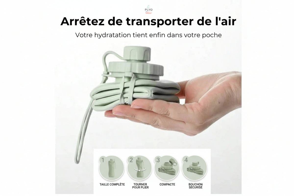 Bouteille pliable