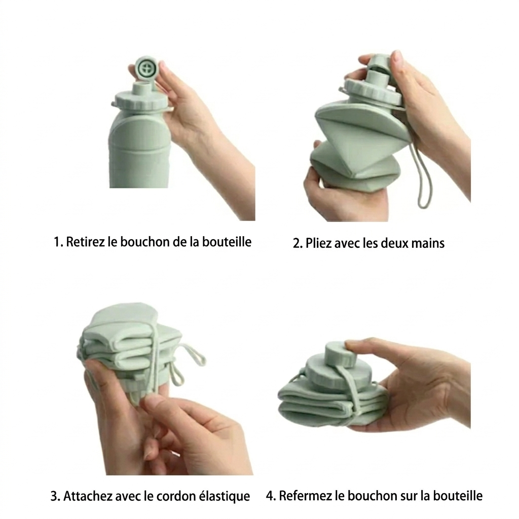 Bouteille pliable