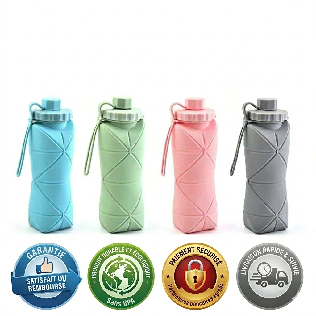 Bouteille pliable